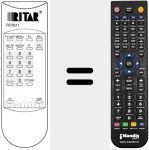 Replacement remote control for RC0611