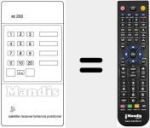 Replacement remote control for RC200