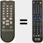 Télécommande pour remplacer RC4663 00