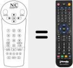 Replacement remote control for RC8237 00