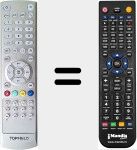 Replacement remote control for TP304