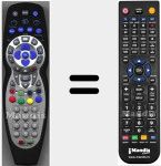 Replacement remote control for RCC004