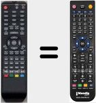 T&eacute;l&eacute;commande pour remplacer LCD1920DVX