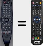 Télécommande pour remplacer CCR682