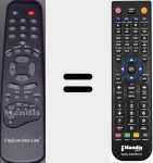 Télécommande pour remplacer CCS170