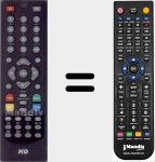 Replacement remote control for HX-40