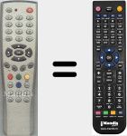 Replacement remote control for M 5