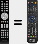Télécommande pour remplacer Marusys001