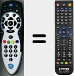 Télécommande pour remplacer Nbox001