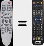 Replacement remote control for 5000-V1