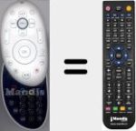 Télécommande pour remplacer Orange001