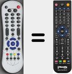 Télécommande pour remplacer Orbitech003