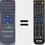 Télécommande pour remplacer Orbitech004