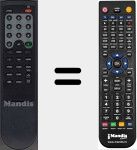 Télécommande pour remplacer Pace004