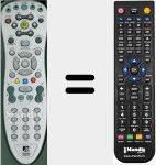 Télécommande pour remplacer ScientificAtlanta001