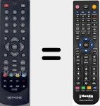 Télécommande pour remplacer TX-4000T