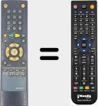 Replacement remote control for ASR100GIII