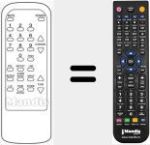 Replacement remote control for 26T1