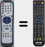 Replacement remote control for DSR8001
