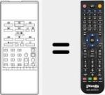 Télécommande pour remplacer AV5605