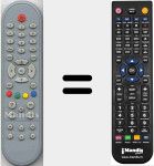 T&eacute;l&eacute;commande pour remplacer RC152372000