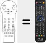 Replacement remote control for RC30D+