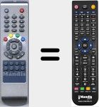 Replacement remote control for RCM40M50