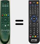 T&eacute;l&eacute;commande pour remplacer RCDHR820XU