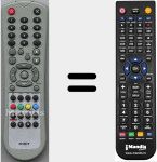 T&eacute;l&eacute;commande pour remplacer Minitriton