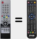 Replacement remote control for RCL09