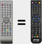 Replacement remote control for RC49EXC