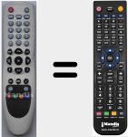 Replacement remote control for RC3000