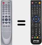 Replacement remote control for CTR3IR