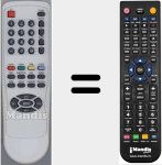 Télécommande pour remplacer RC35KE