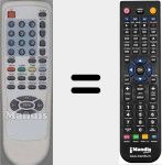 T&eacute;l&eacute;commande pour remplacer RC38KE