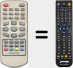 T&eacute;l&eacute;commande pour remplacer TFT2001