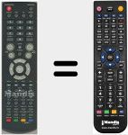 Télécommande pour remplacer 043A55656W121