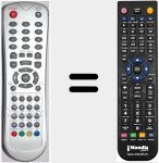 Télécommande pour remplacer RC48TFDVD