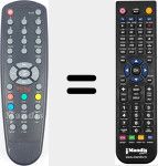 Télécommande pour remplacer RCMAXT