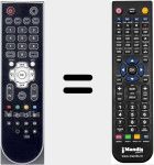 T&eacute;l&eacute;commande pour remplacer RCRE212701SPVR