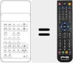 Replacement remote control for TC131