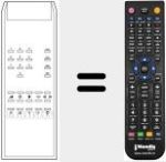 Replacement remote control for TC200