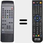 Télécommande pour remplacer 7MZ187F