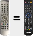 Télécommande pour remplacer RCI6I9 (NW1187R)
