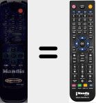 Replacement remote control for K11FC11