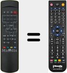 Replacement remote control for E5
