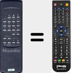 Replacement remote control for FC14A01