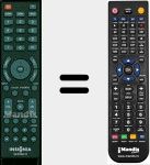 Replacement remote control for NS-RC02A-12