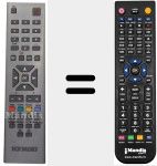 T&eacute;l&eacute;commande pour remplacer RC2445 (20170539)