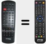 Télécommande pour remplacer 105228G